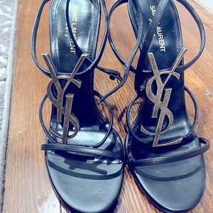 Saint Laurent
Women's Cassandra Strappy High Heel Sandals